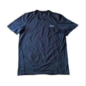 Men's Size Small Mountain Hard Wear T-Shirt - Short Sleeve - Black - Technical